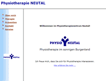 Tablet Screenshot of physio-neutal.at